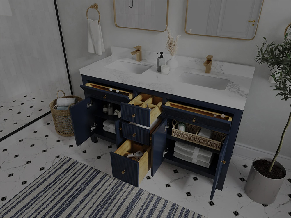 Double Vanity Bathroom