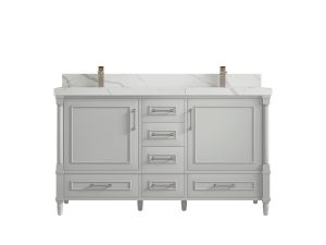 Aberdeen 60 in. W x 22 in. D Double Sink Bathroom Vanity