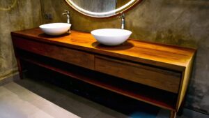 Teak Wood Bathroom Vanities