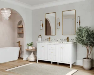 atlanta 60 in double sink vanity